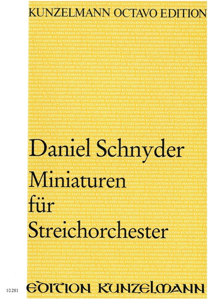 Miniaturen Für Streichorchester